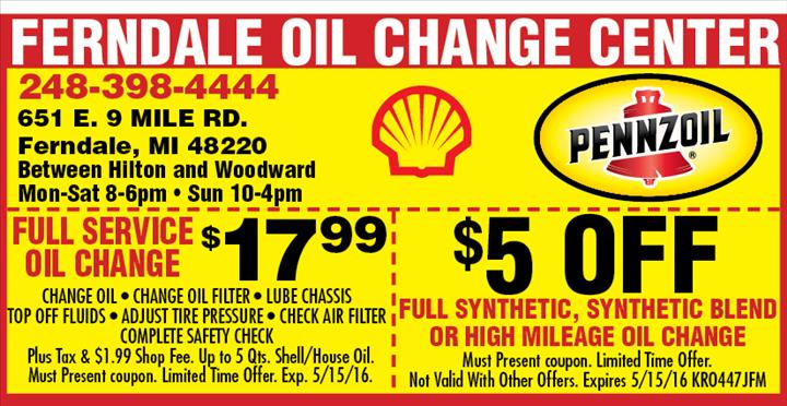 Ferndale Oil Change Center