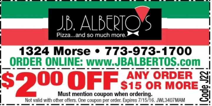 Jb Albertos Pizza