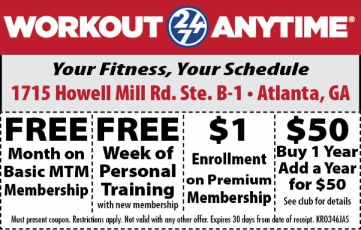 workout anytime cost