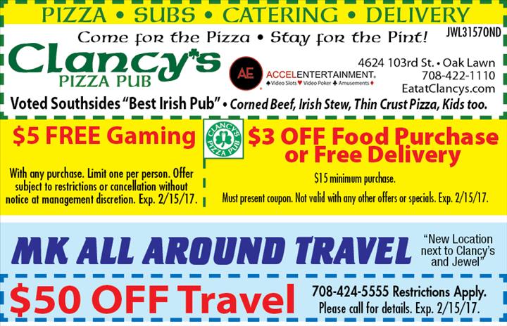 Clancy's Pizza Pub