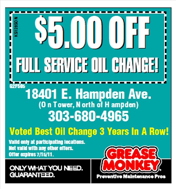 grease monkey transmission fluid change cost