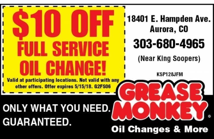 grease monkey locations aurora co