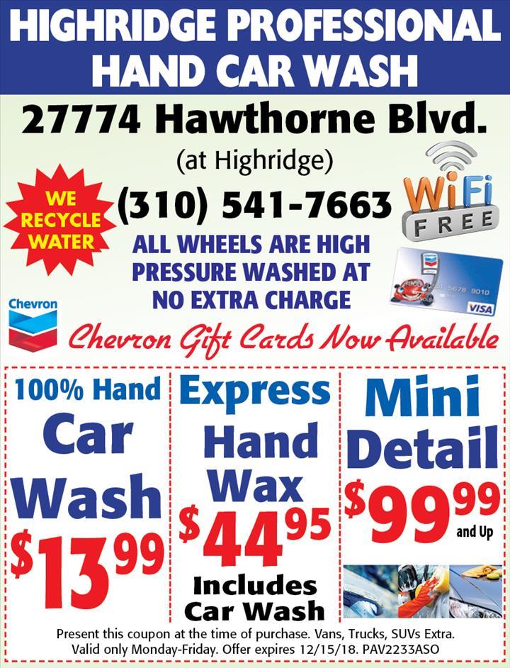 Highridge Hand Car Wash