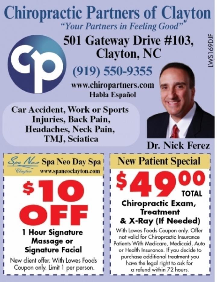 Chiropractic Partners Doctor Nicholas Ferez 