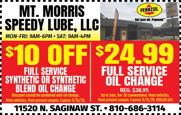 Mt Morris Speedy Lube
