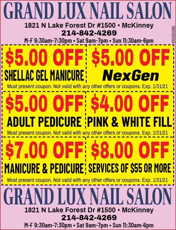 NAILS AND BEYOND & GRAND LUX NAIL SALON