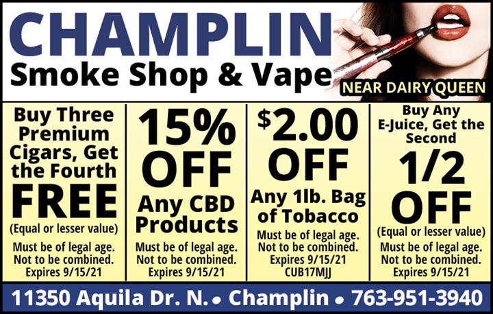 CHAMPLIN SMOKE SHOP VAPE