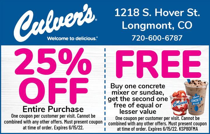 CULVER'S LONGMONT