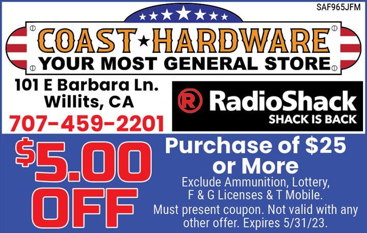 Coast Hardware & Radio Shack