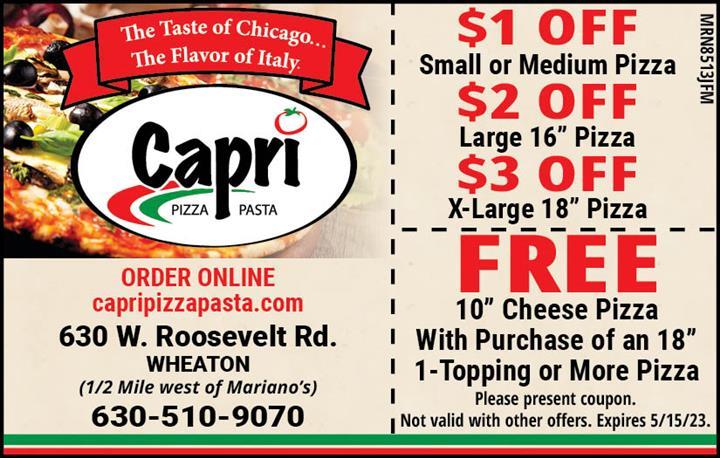 Capri Pizza formerly Rosati's Pizza