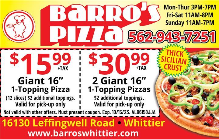 Barro's Pizza
