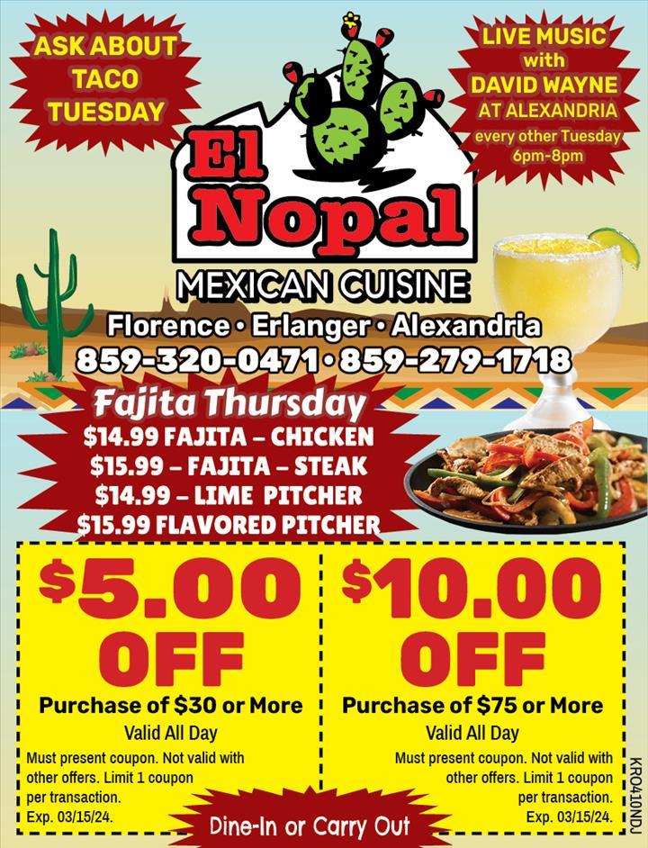 EL NOPAL MEXICAN RESTAURANT