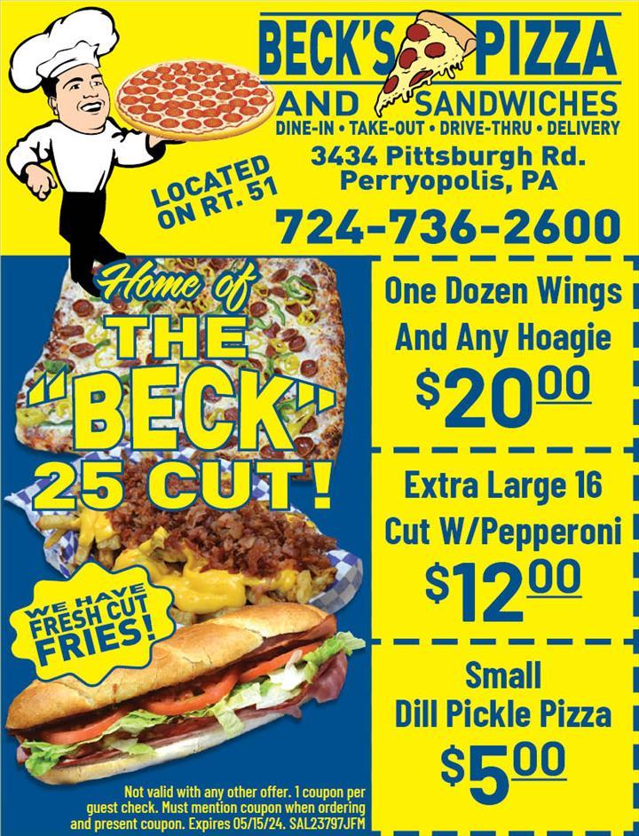 Beck's Pizza & Sandwich Shop