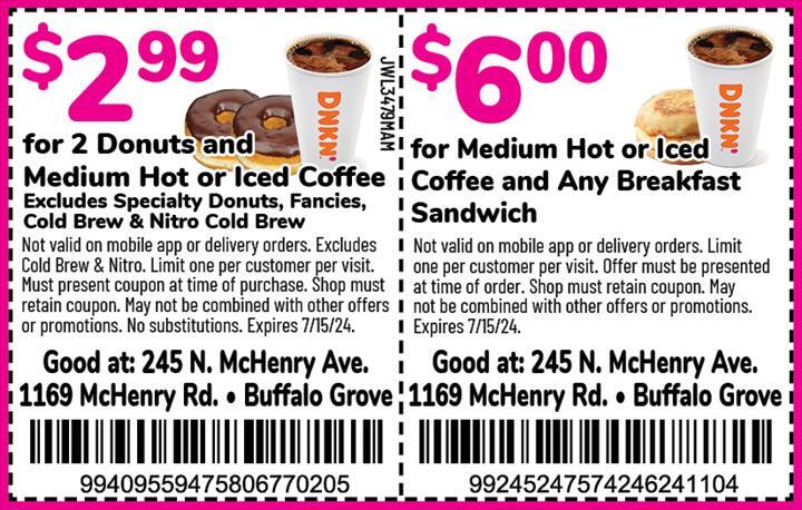 DUNKIN DONUTS