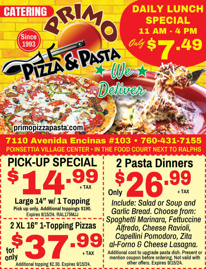 Primo Pizza & Pasta