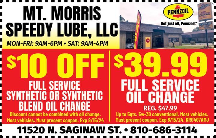 Mt Morris Speedy Lube