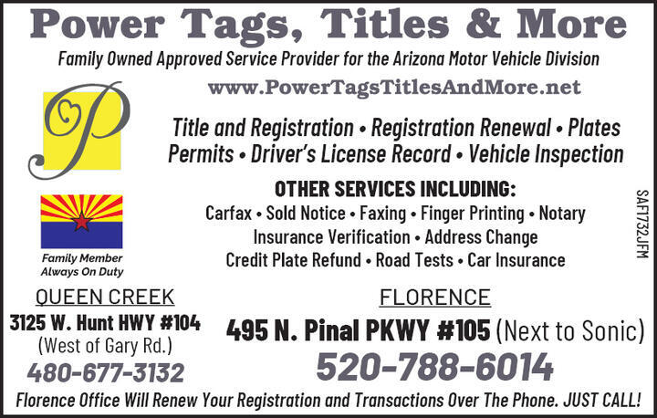Power Tags, Titles & More