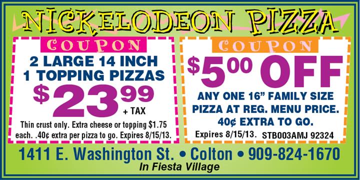 Nickelodeon Pizza