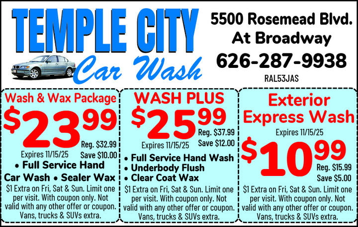 Temple City Car Wash