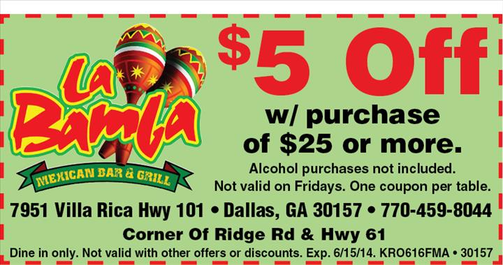 La Bamba MEXICAN BAR & GRILL