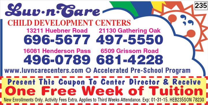 Luv-n-Care CHILD DEVELOPMENT CENTERS