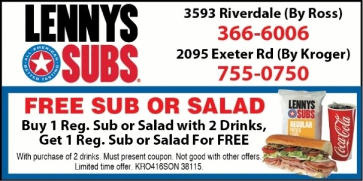 Lenny’s sub shop