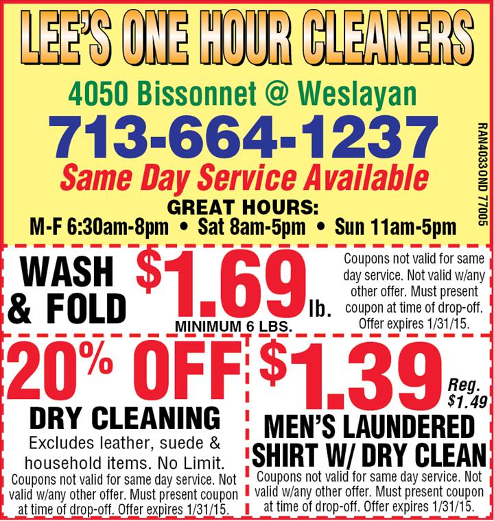Lee’s One Hour Cleaners
