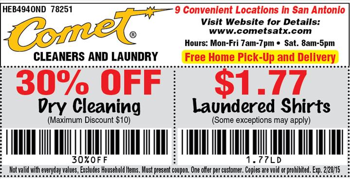 Comet CLEANERS AND LAUNDRY